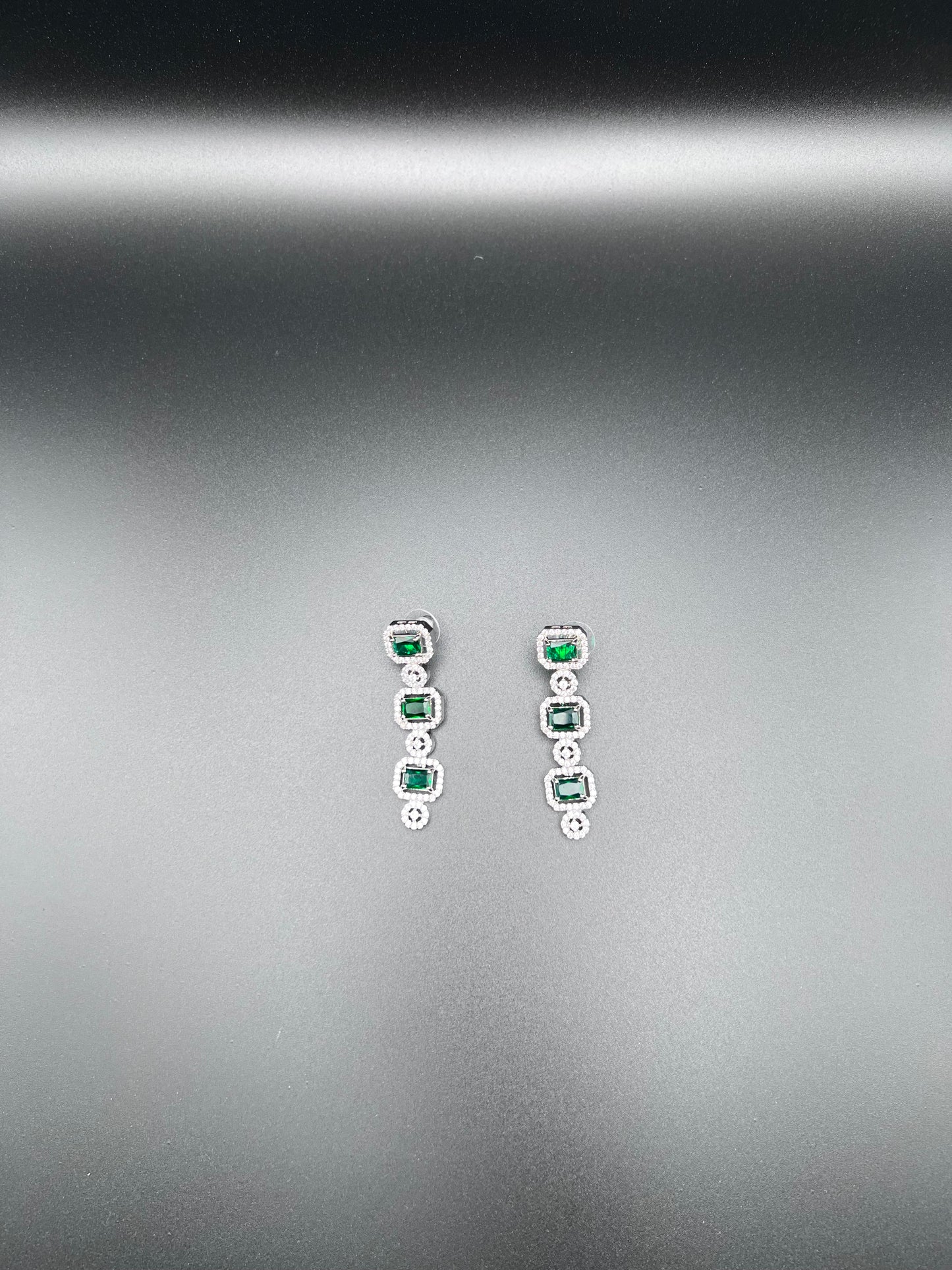 Elegant Aura Cubic Zirconia Necklace & Earring Set